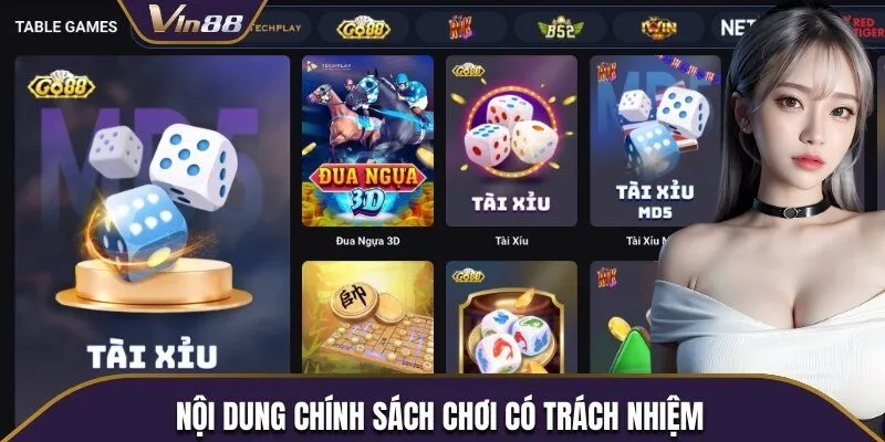 Nội dung chi tiết chính sách về trách nhiệm người chơi